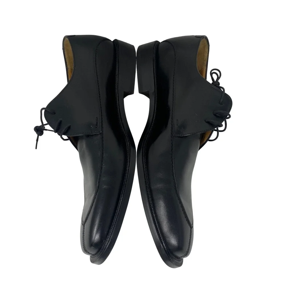 Mezlan black leather